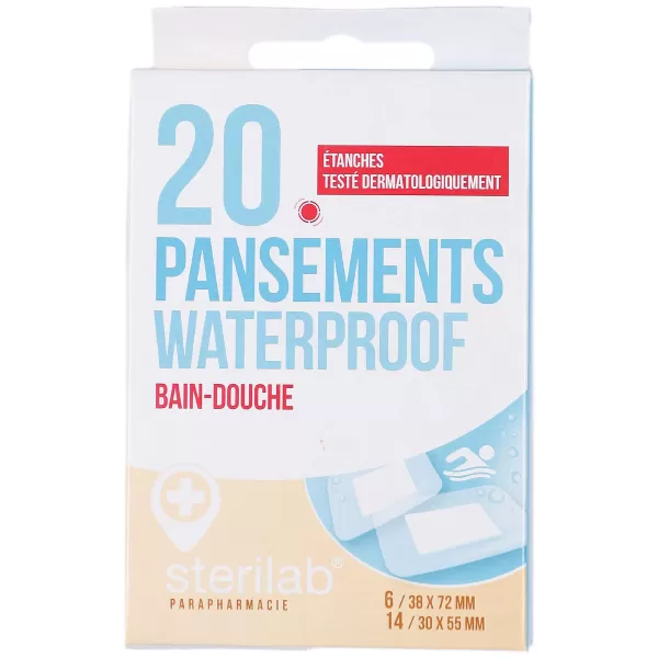 Cheap STERILAB 20 Pansements Waterproff