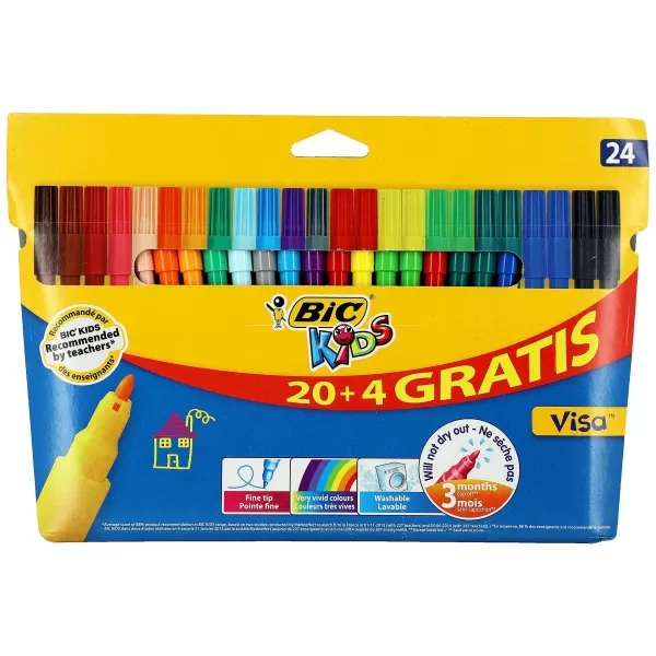 Discount BIC 24 Feutres De Coloriage