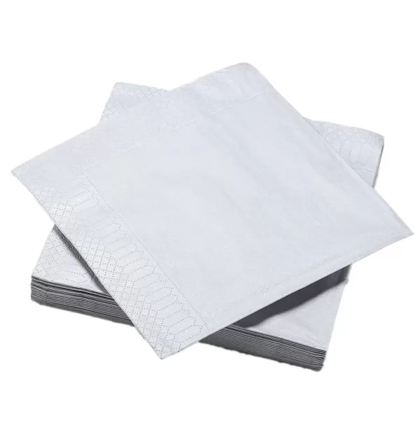 Best Sale LE NAPPAGE 40 Serviettes En Papier Argent