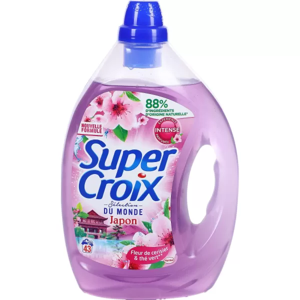 Best SUPER CROIX 43 Doses De Lessive Liquide Japon