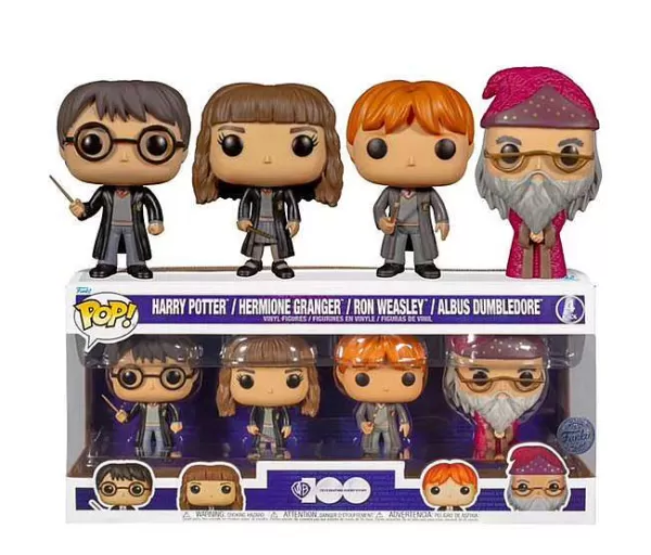 Store HARRY POTTER 4 Figurines Pop 9 Cm