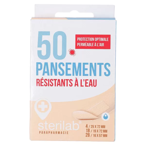 Best STERILAB 50 Pansements R Sistants L'Eau