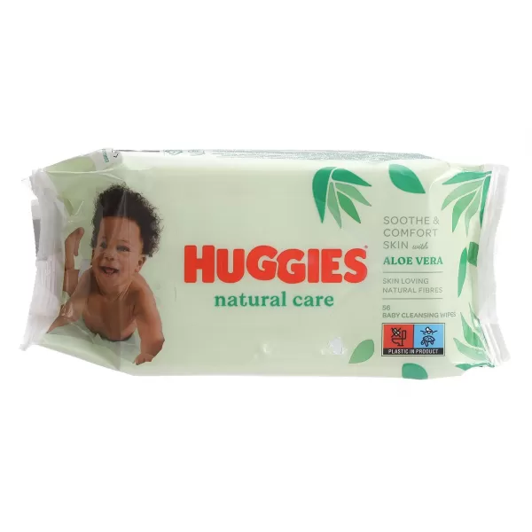 Flash Sale HUGGIES 56 Lingettes Bébé Natural Care