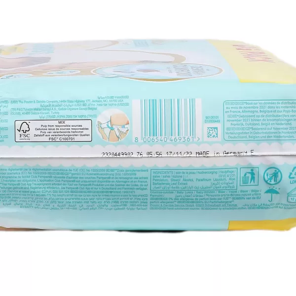 Fashion PAMPERS 76 Couches Protection Premium Taille 2 - 4/8Kg