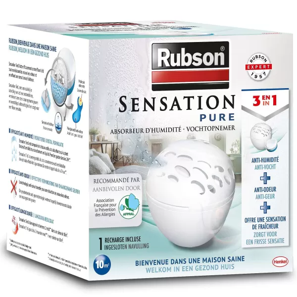 Discount RUBSON Absorbeur D'Humidit 3 En 1 + 1 Recharge Neutre