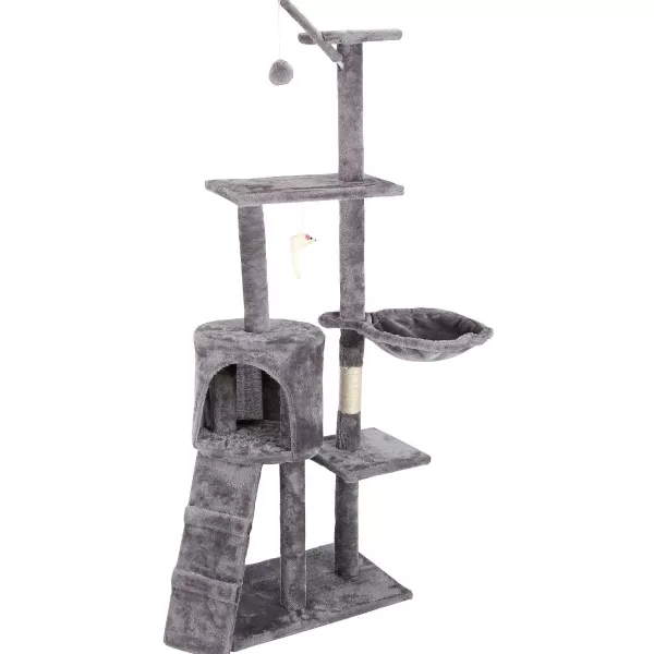 Best A TOUTES PATTES Arbre Chat Gris 51X35X138 Cm