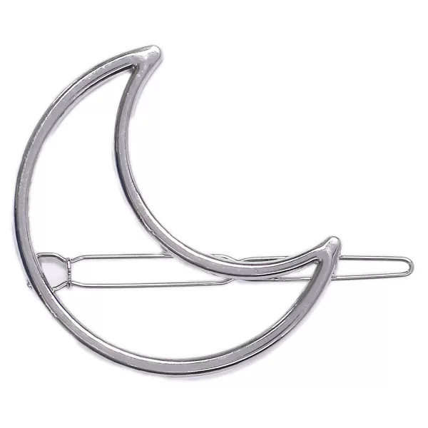 Outlet Stokomani Barrette Lune Argent E