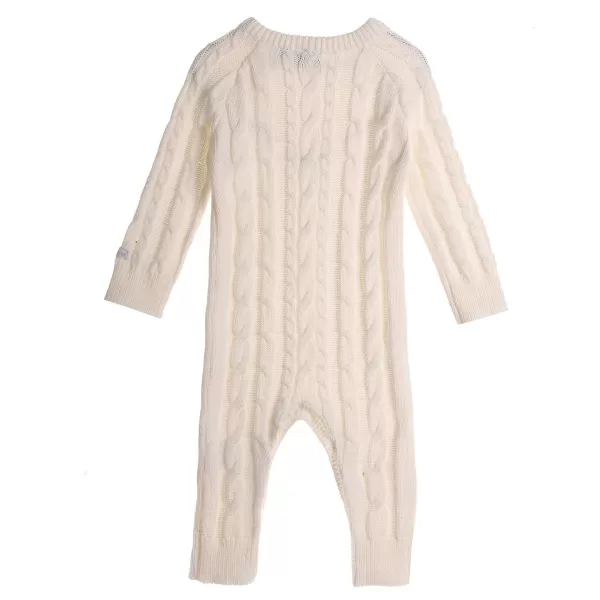 Best Sale LE PHARE DE LA BALEINE Combinaison En Tricot 0/9 Mois Blanc