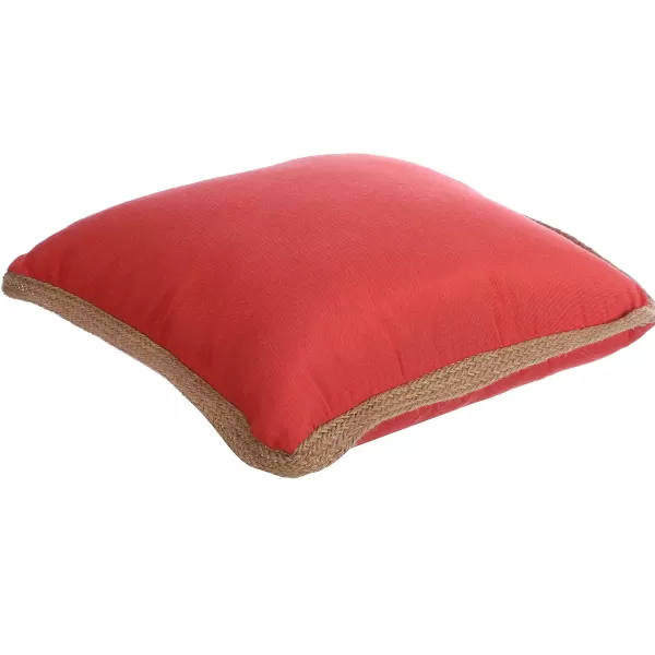 Store DOUCEUR D INTERIEUR Coussin Passepoil Uni Orange 40X40 Cm