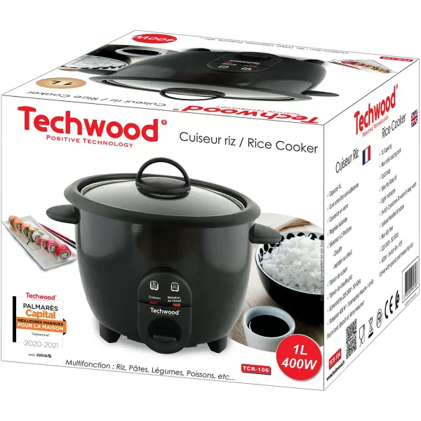 Best Sale TECHWOOD Cuiseur Riz Noir 1L