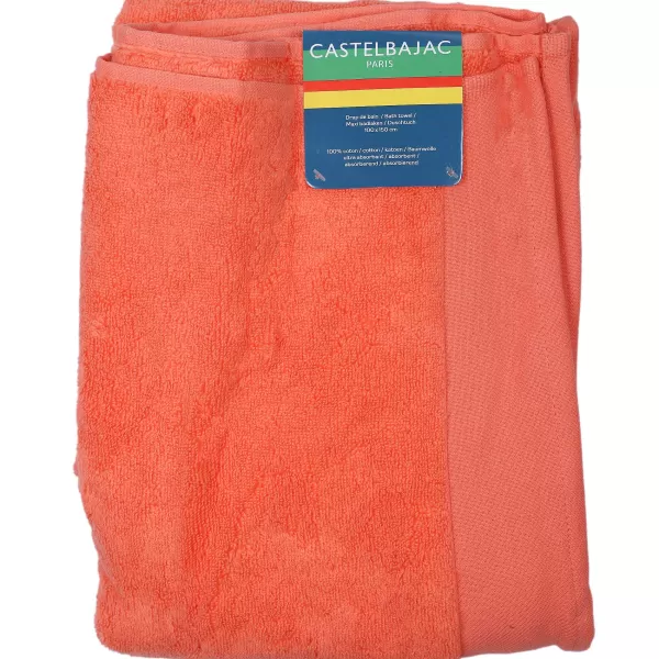 Flash Sale Stokomani Drap De Bain Corail 100X150