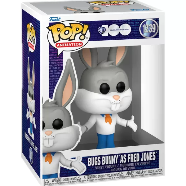 Best LOONEY TUNES Figurine Pop Bugs Bunny Fred 10 Cm