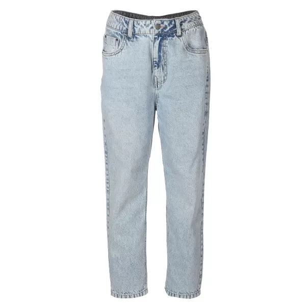 Best Sale LA CITY Jean Mom Fit Bleu