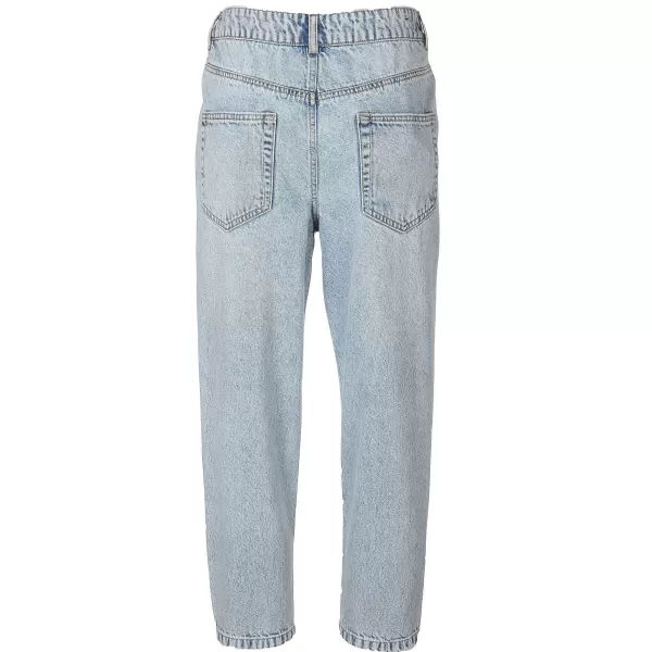 Best Sale LA CITY Jean Mom Fit Bleu