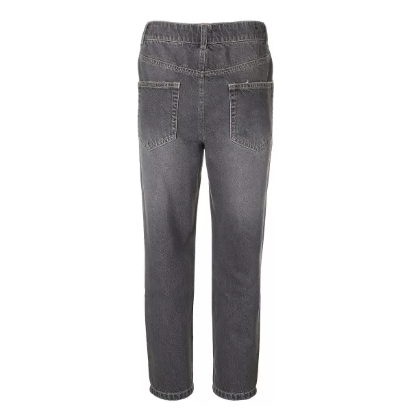 New LA CITY Jean Mom Fit Gris