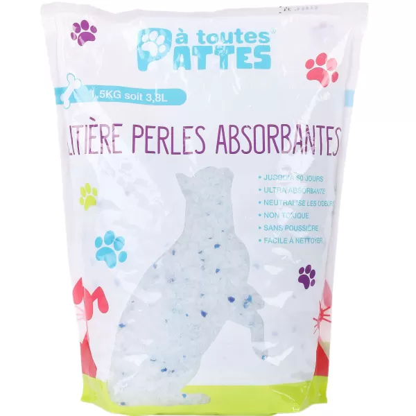 Discount A TOUTES PATTES Liti Re Perles Absorbantes Pour Chat