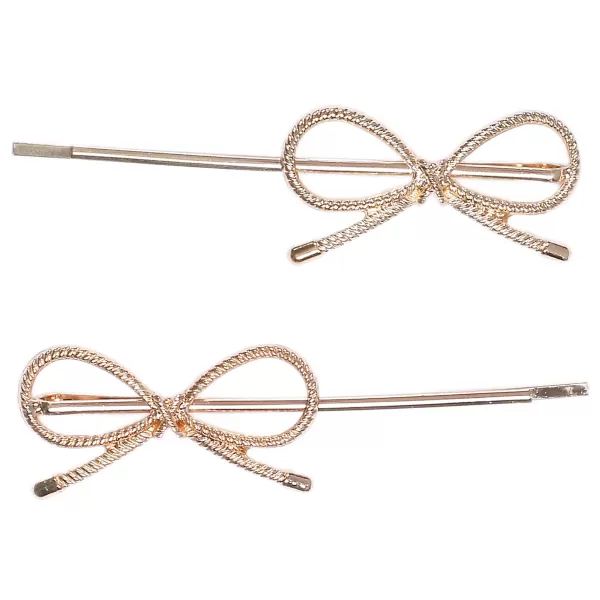 Flash Sale Stokomani Lot De 2 Barrettes N Ud Rose Gold