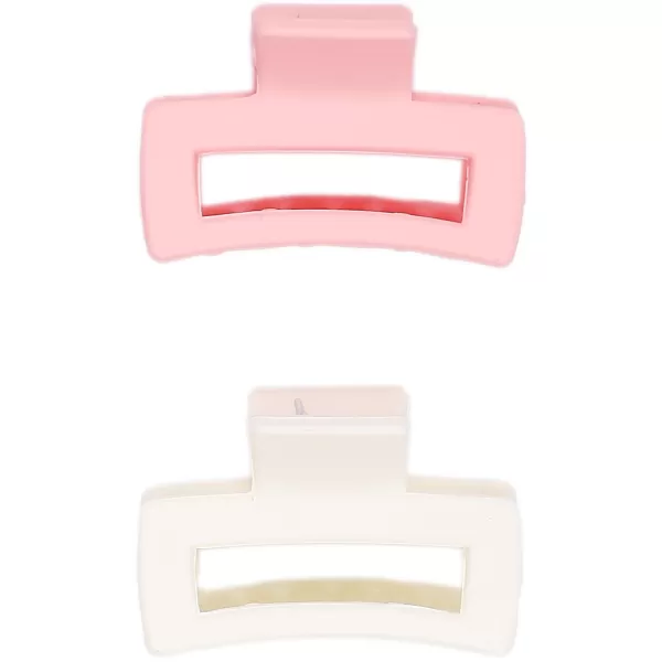 Store Stokomani Lot De 2 Pinces Rose Et Beige