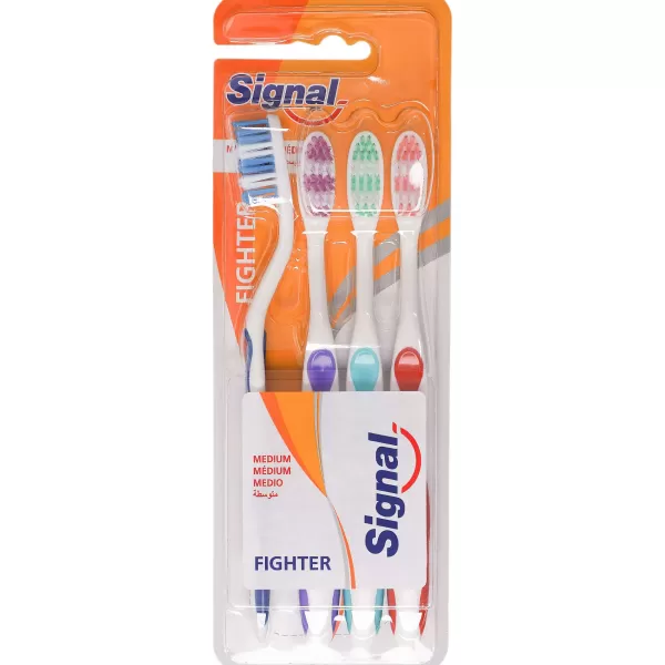 Best Sale SIGNAL Lot De 4 Brosses Dents Medium