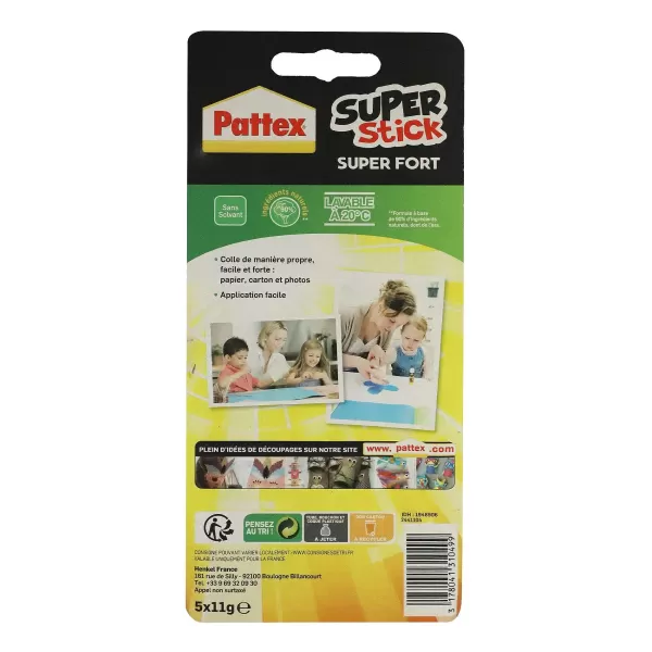 Best Sale PATTEX Lot De 5 Sticks De Colle