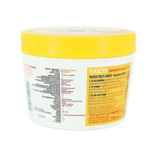 Hot FRUCTIS Masque Nourrissant Hair Food Banane