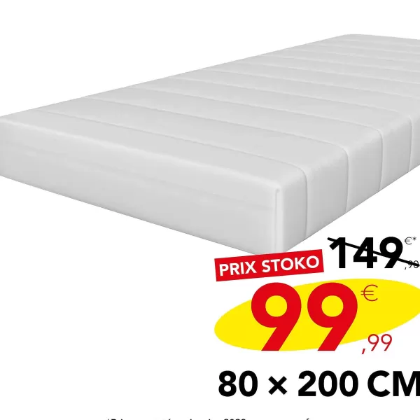 Best Stokomani Matelas Emma Essentials 80X200 Cm