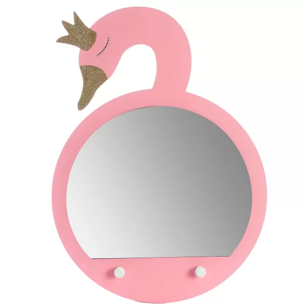 Discount DECLIC HOME Miroir Cygne Rose