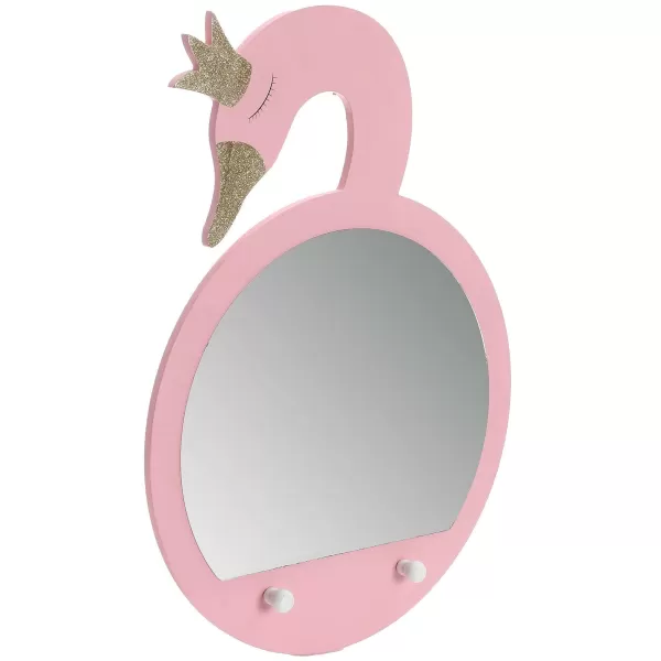 Discount DECLIC HOME Miroir Cygne Rose