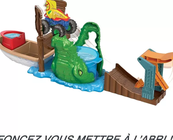 New HOT WHEELS Monsters Trucks Attaque Du Crocro