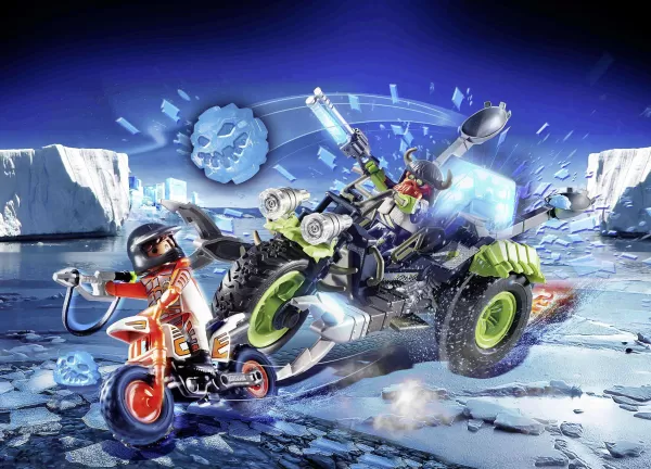 Clearance PLAYMOBIL Moto Des Neiges Des Rebelles Arctiques