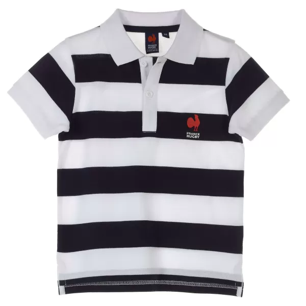 Online Stokomani Polo Avec Logo France Rugby 4-14 Ans