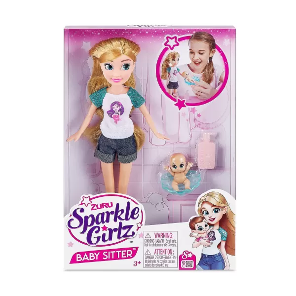 Fashion ZURU Poup E Sparkle Girls Babysitter