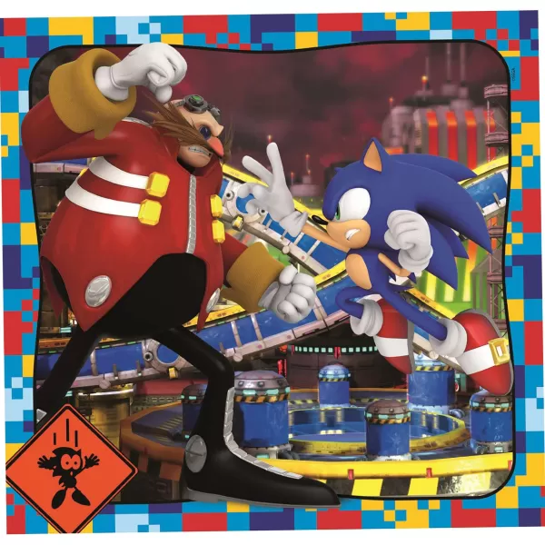 Online SONIC Puzzle 3X48 Pcs