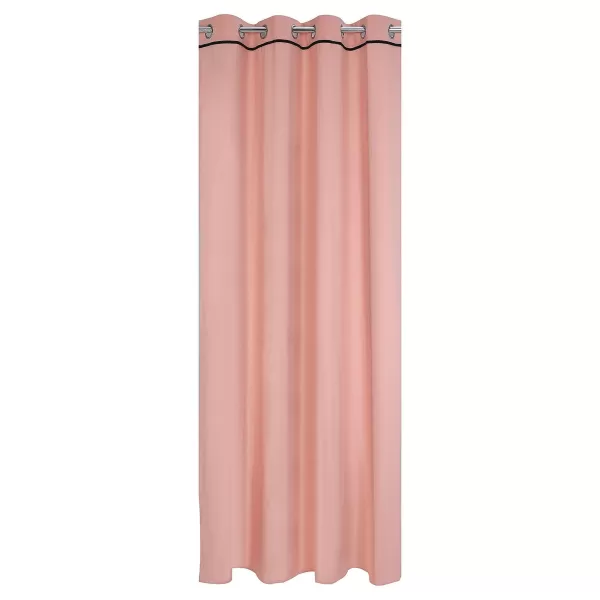 Outlet DOUCEUR D INTERIEUR Rideau Illets En Coton Rose