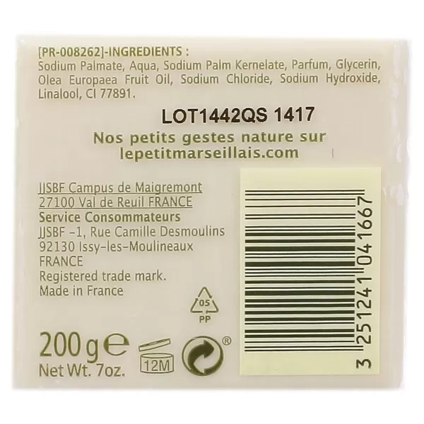 Clearance LE PETIT MARSEILLAIS Savon De Marseille Extra Pur 72% L'Huile D'Olive