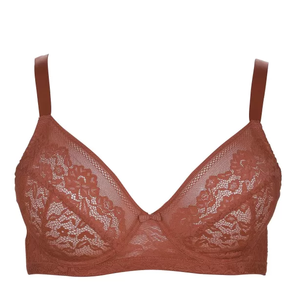 Fashion SEDUCCIA Soutien Gorge Grand Maintien Corail Rouge