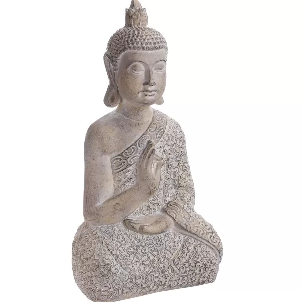 Sale DECLIC GARDEN Statue Bouddha En R Sine