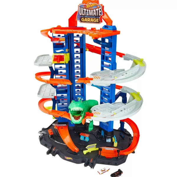 Cheap HOT WHEELS Super Dino Robot City Ultimate Garage