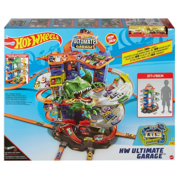 Cheap HOT WHEELS Super Dino Robot City Ultimate Garage