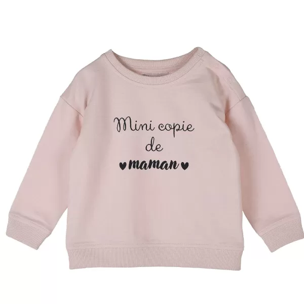 Cheap MES PETITS CAILLOUX Sweat Message Du 3 Au 36 Mois