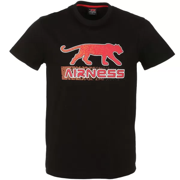 Cheap AIRNESS Tee Shirt Manches Courtes Noir