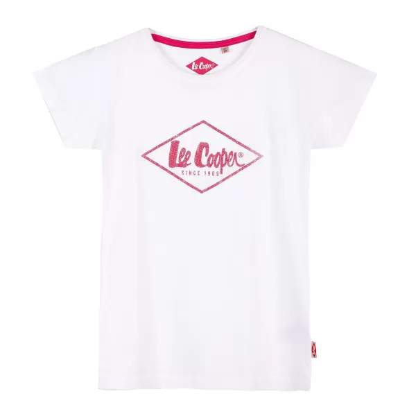 Best Sale LEE COOPER Tee-Shirt Manches Courtes Logo Du 8 Au 12 Ans