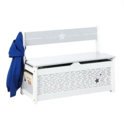 Banc Coffre Jouets 2 En 1