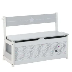 Banc Coffre Jouets 2 En 1