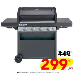 Barbecue Gaz Sur Pieds 4 Br Leurs