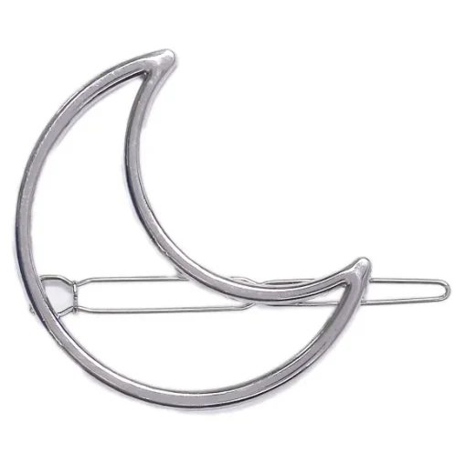 Barrette Lune Argent E