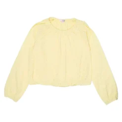Blouse Broderie Anglaise Manches Longues 8-12 Ans
