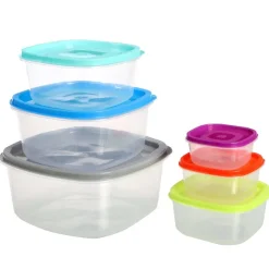 6 Bo Tes Rectangulaires En Plastique