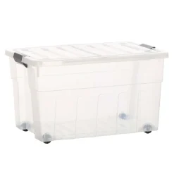 Boite De Rangement Roulettes 65L
