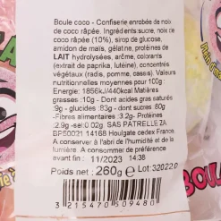 Bonbon Boule Coco